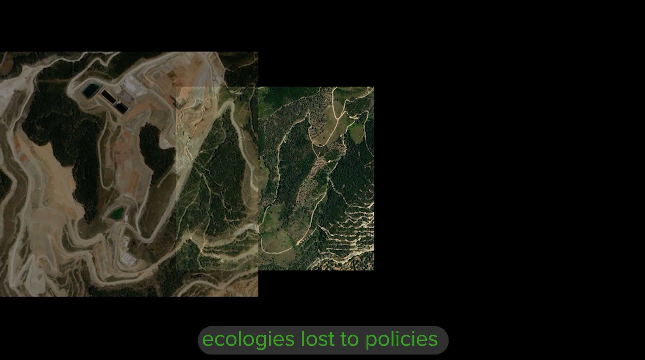 video still showing scans of thermal printed satellite images